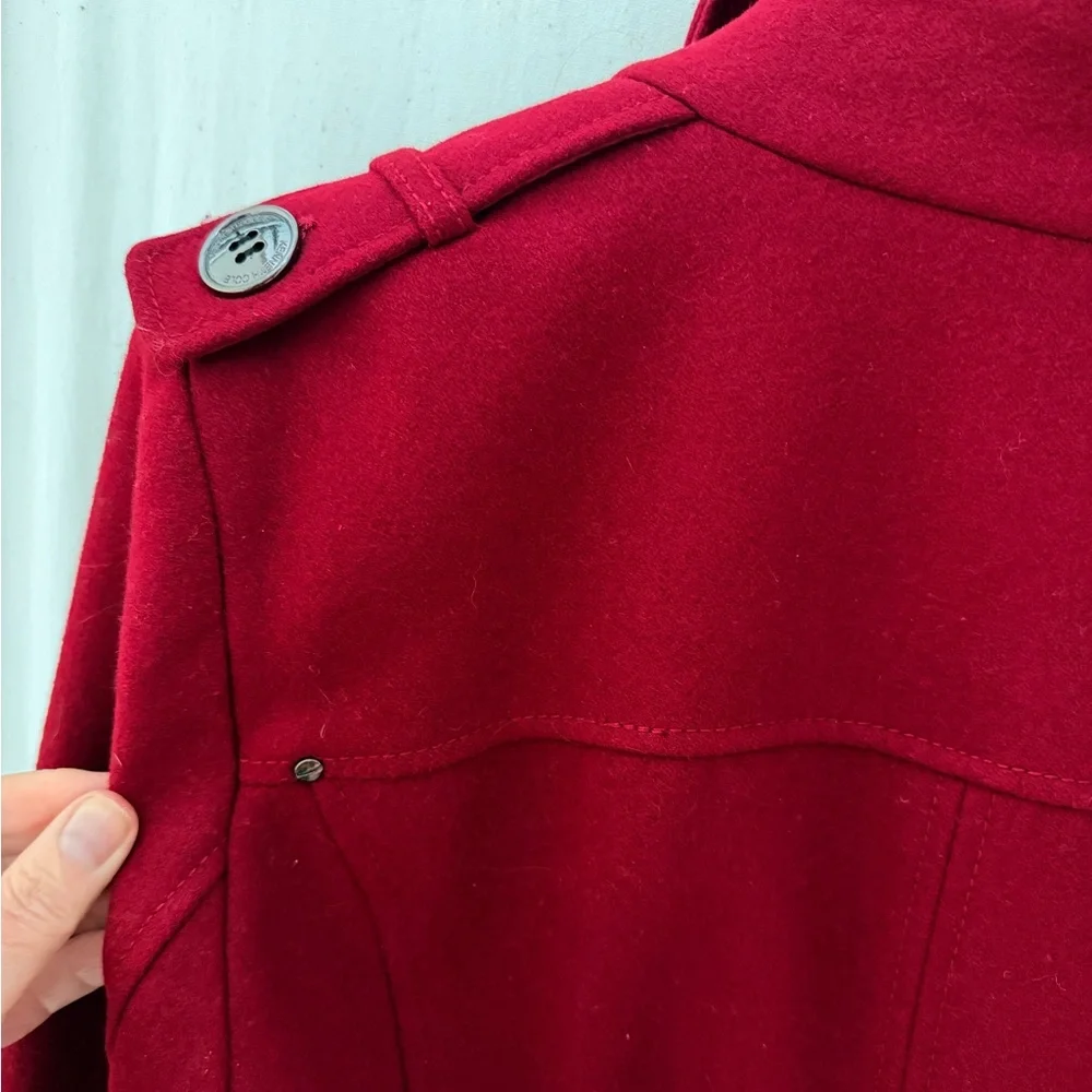 Kenneth Cole Women's Coat, size 4 in Garnet - Picture 4 of 5